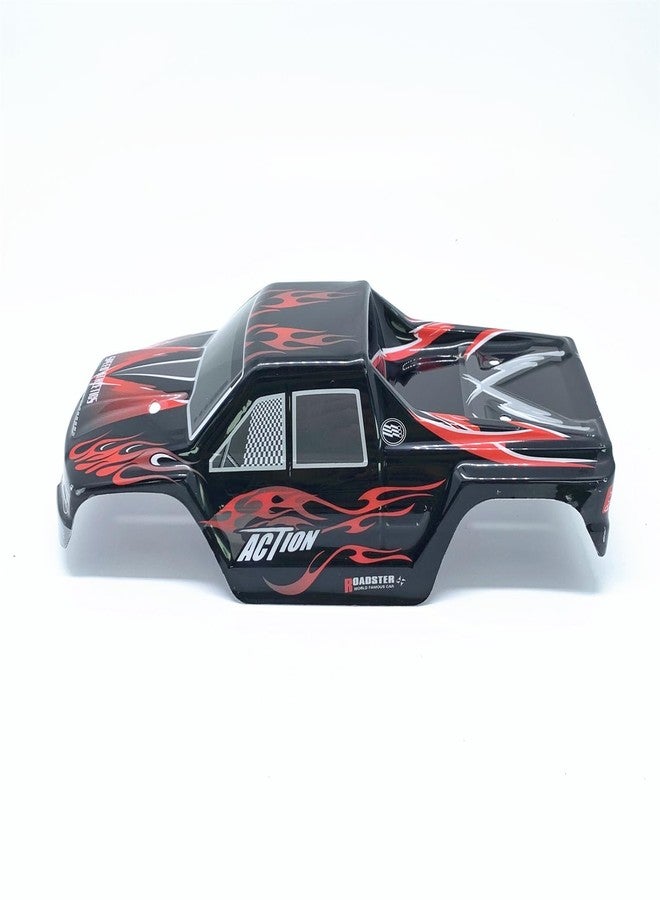 KingVal Replacement RC Car Shell Cover Case RC Spare Parts Compatible with Wltoys 1/18 A979 RC Car (Red-Black) - Image 2